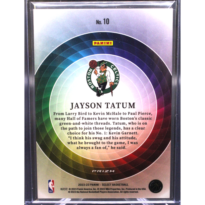 2022-23 Select Basketball - Jayson Tatum 10 - Color Wheel