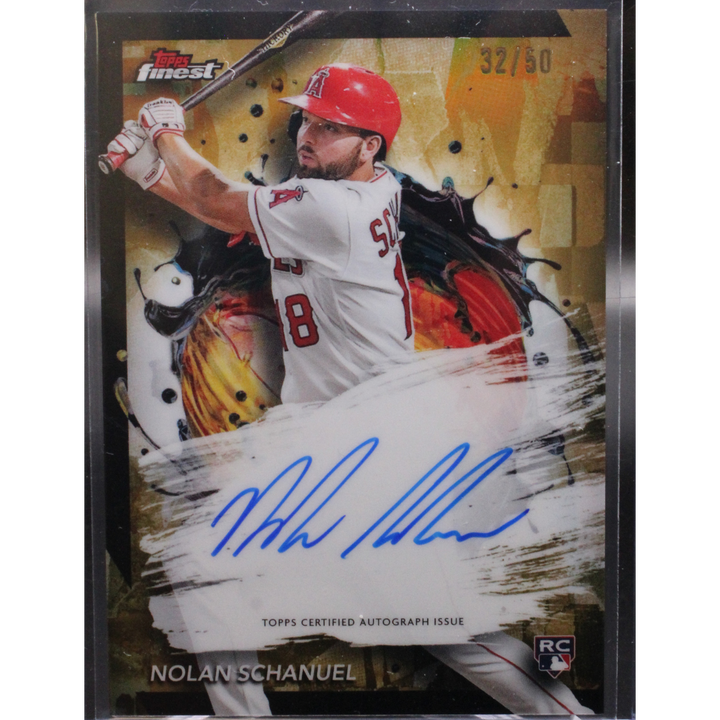 2024 Topps Finest - Nolan Schanuel FA-NS - Gold Auto /50