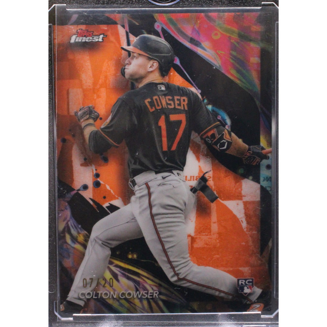 2024 Topps Finest - Colton Cowser 111 - Orange Uncommon /20