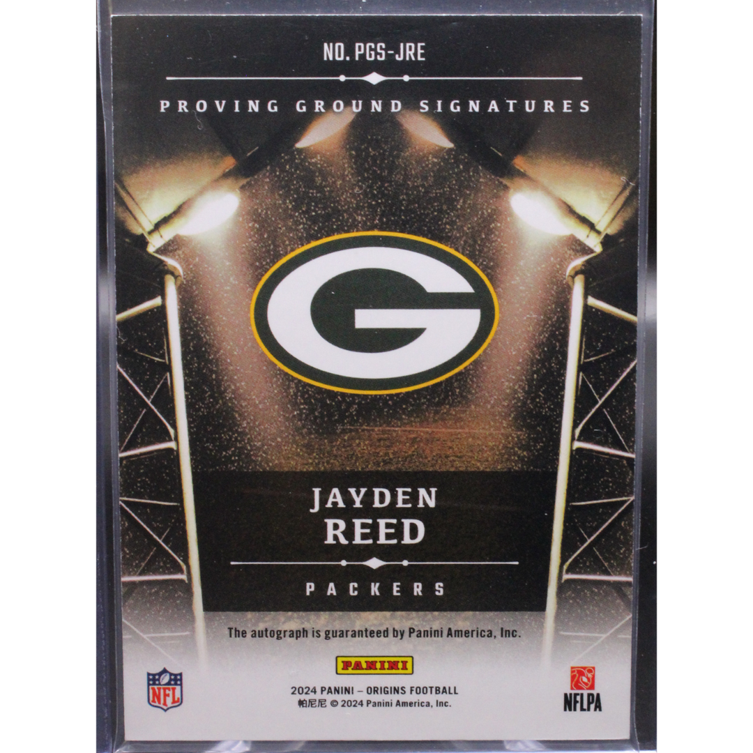 2024 Panini Origins Football - Jayden Reed PGS-JRE -  Proving Ground Signatures /99