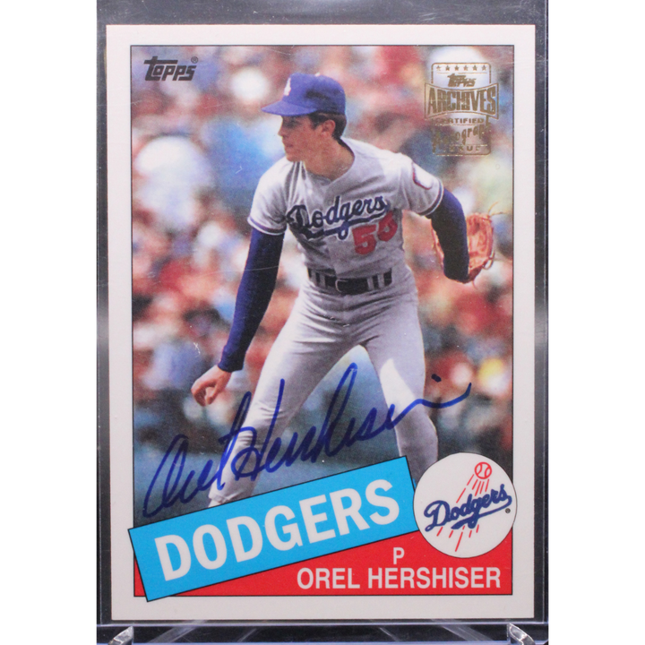 2021 Topps Archives Signature Series Baseball - Orel Hershiser 493 - Archives Auto