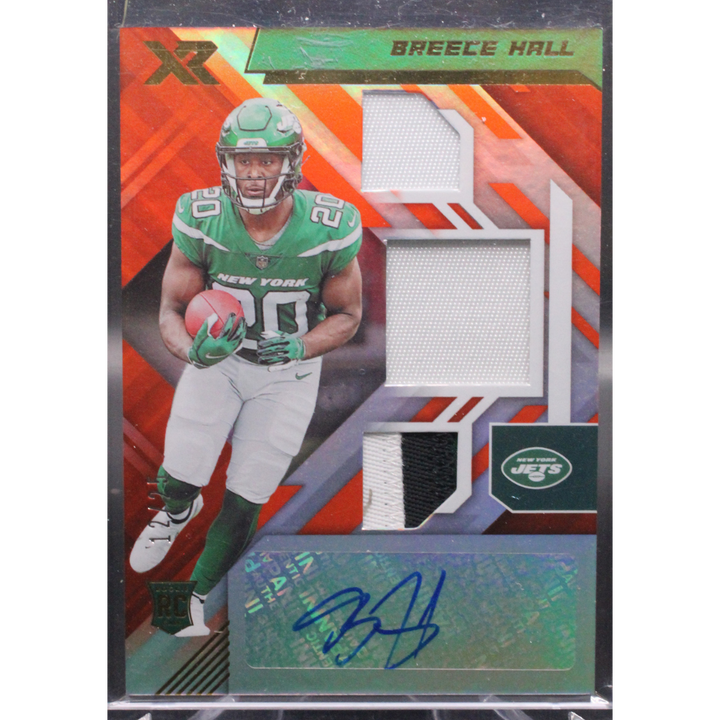 2022 Panini Xr Football - Breece Hall 214 - Orange RPA /25