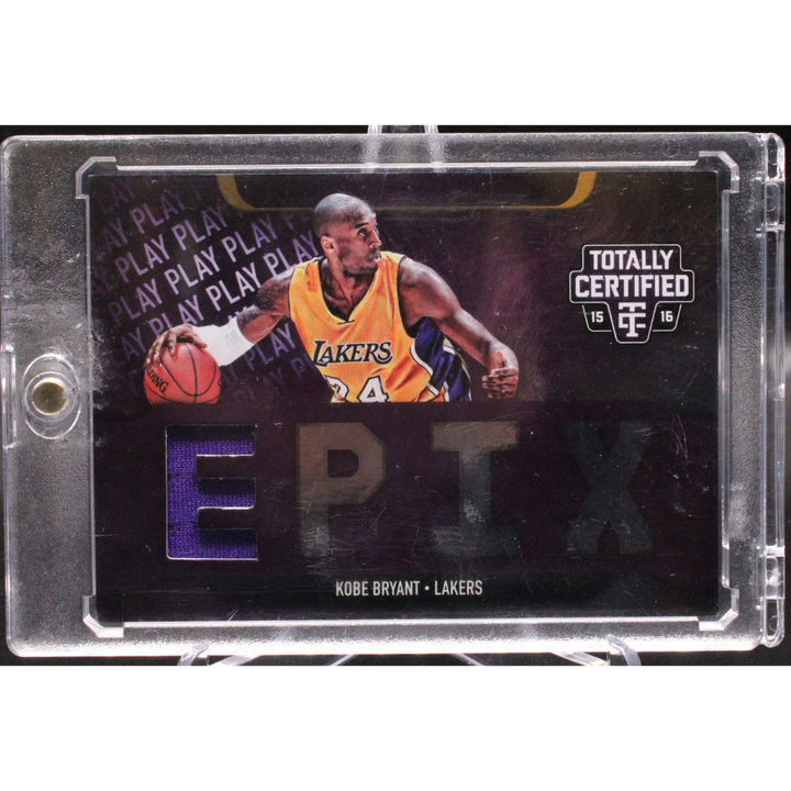 2015-16 Panini Totally Certified Basketball - Kobe Bryant EPIX-KB - Epix Mem /99