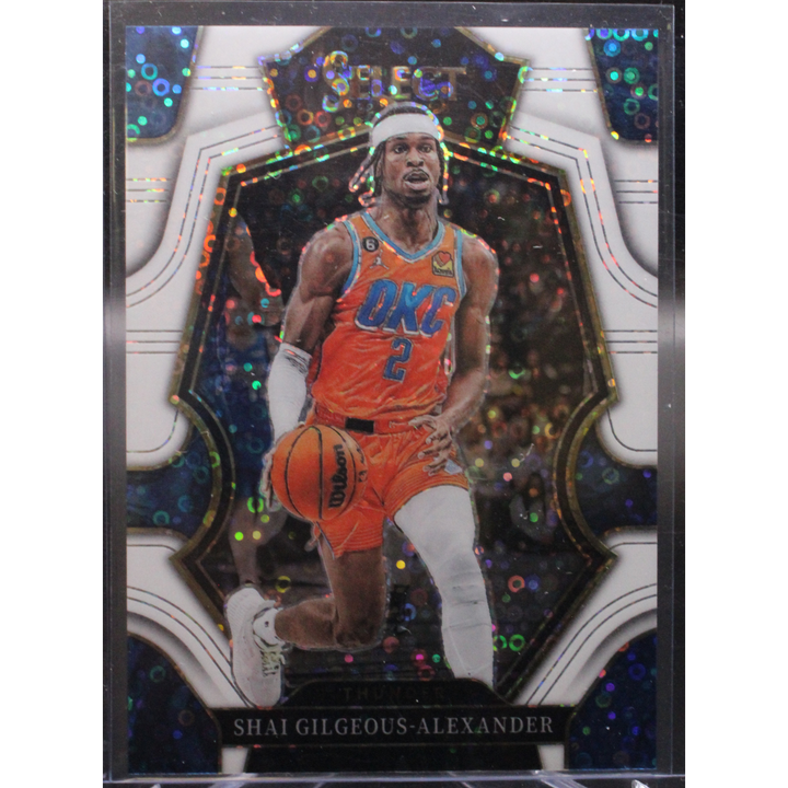 2022 Panini Select Basketball - Shai Gilgeous Alexander 156  - White Disco Prizm /75