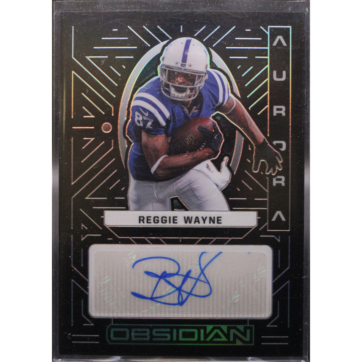 2022 Panini Obsidian Football - Reggie Wayne AA-RWA - Auto /75