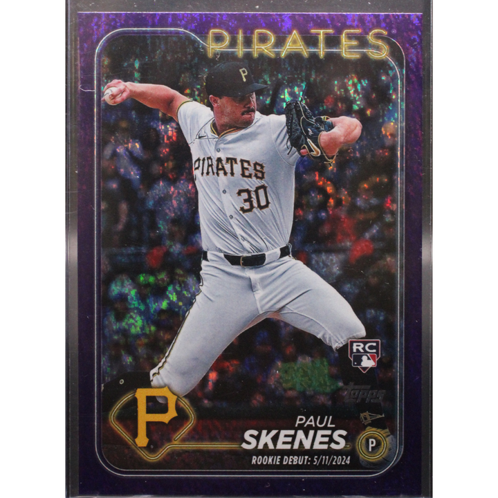 2024 Topps Update Series Baseball - Paul Skenes US288 - Purple Foil /799