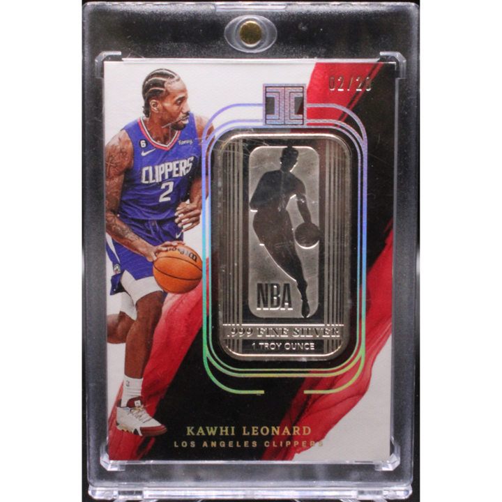 2022-23 Panini Impeccable Basketball - Kawhi Leonard 7 - Silver Bar /20