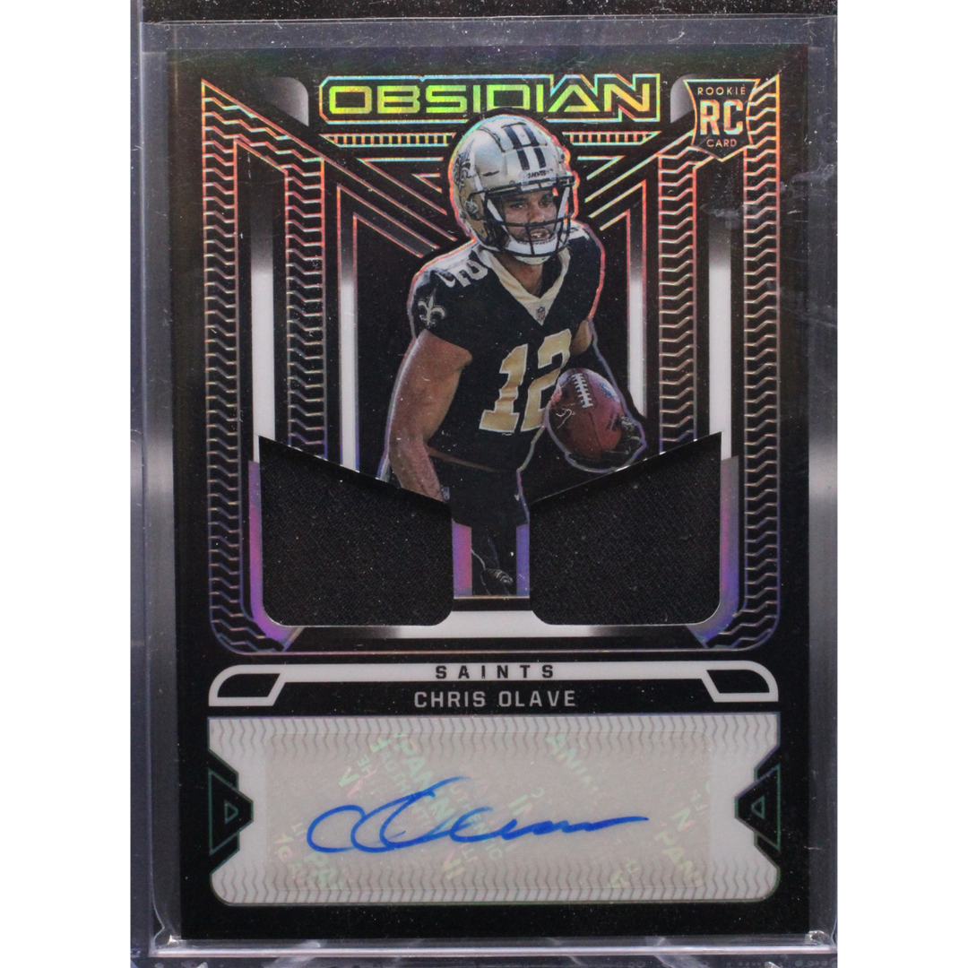 2022 Panini Obsidian - Chris Olave RJI-COL - Rookie Jersey Ink /175