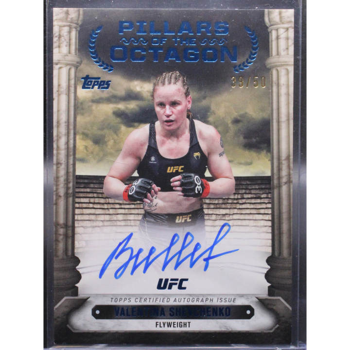 2024 Topps Knockout UFC - Valentina Shevchenko PTG-VSO - Pillars of the octagon /50