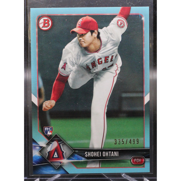 2018 Topps Bowman Baseball - Shohei Ohtani 49 - Sky Blue Paper /499