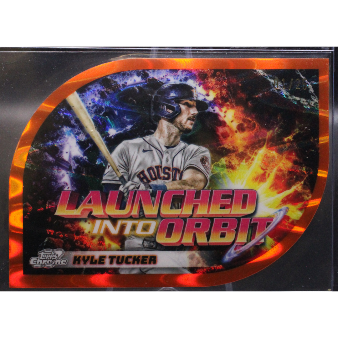 2024 Cosmic Chrome - Kyle Tucker LIO-11 - Launched Into Orbit Orange Galactic /25