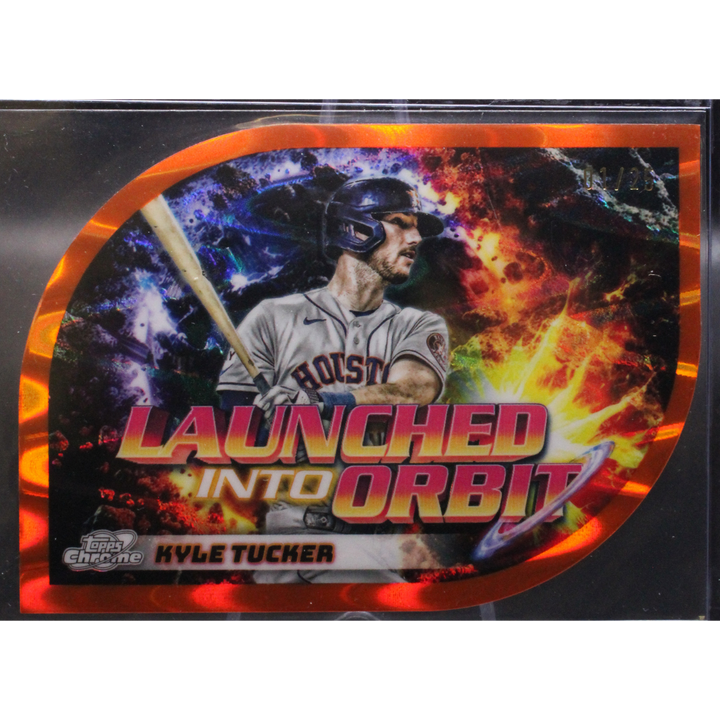 2024 Cosmic Chrome - Kyle Tucker LIO-11 - Launched Into Orbit Orange Galactic /25