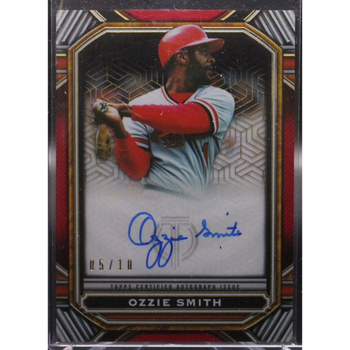 2023 Topps Tribute - Ozzie Smith IPA-OS - Iconic Perspectives Auto Red /10