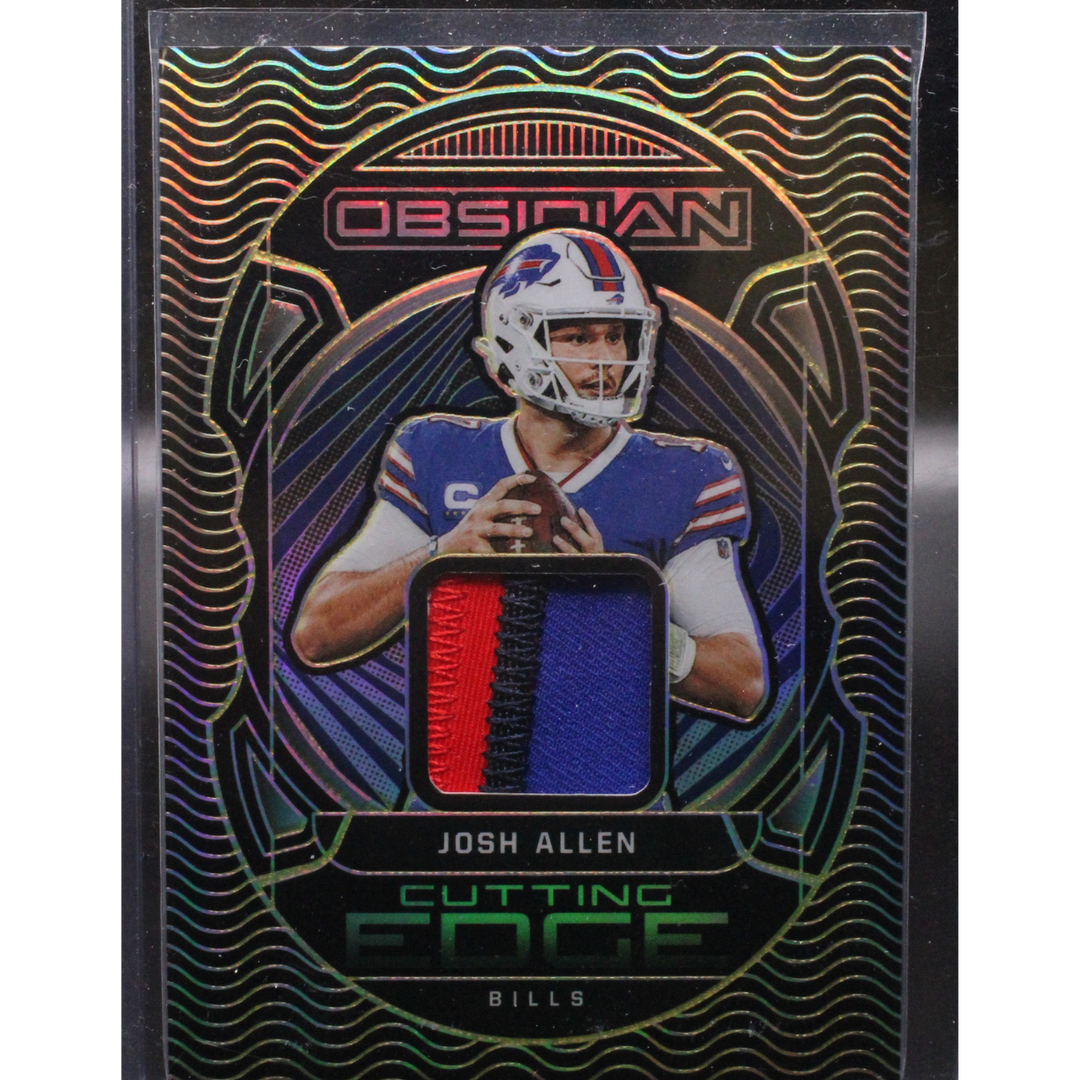 2022 Panini Obsidian - Josh Allen CE-JAL - Patch Etch Yellow /25