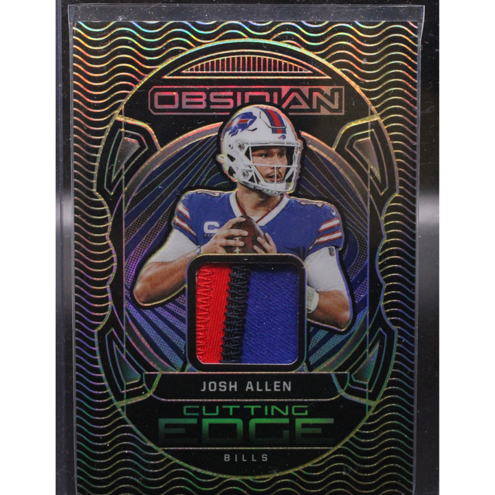 2022 Panini Obsidian - Josh Allen CE-JAL - Patch Etch Yellow /25