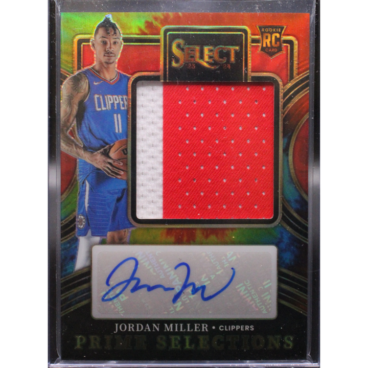 2023 Panini Select Basketball - Jordan Miller PS-JRM - Tie Dye RPA /25