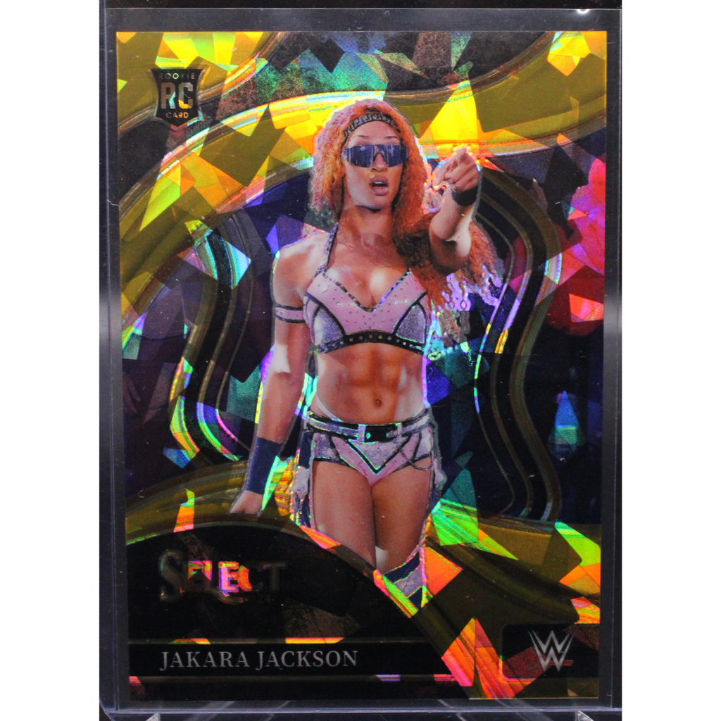 2024 Panini Select WWE - Jakara Jackson 236 - Gold Ice /10 – Cash