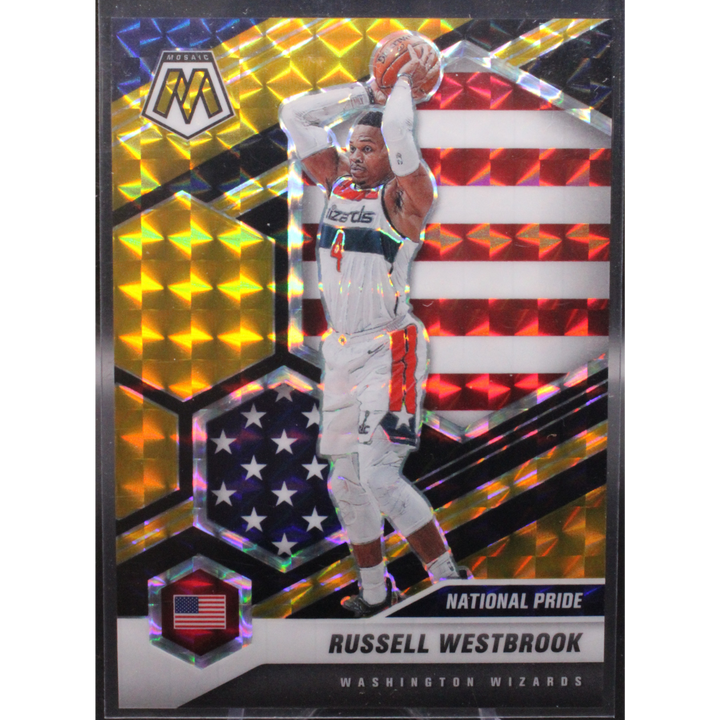 2020 Panini Mosaic Basketball - Russell Westbrook 253 - Black Gold /8