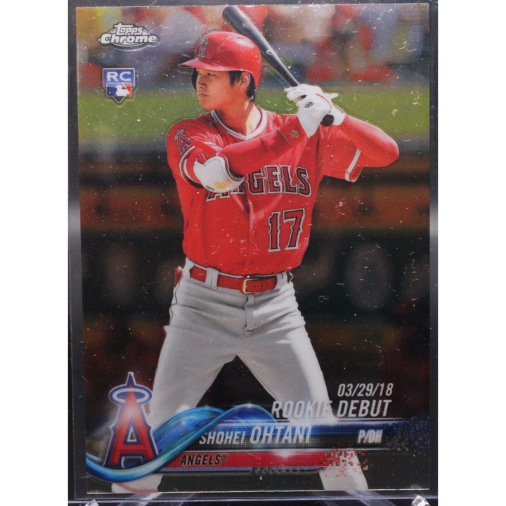 2018 Topps Chrome Update Baseball - Shohei Ohtani HMT32 - Chrome Base