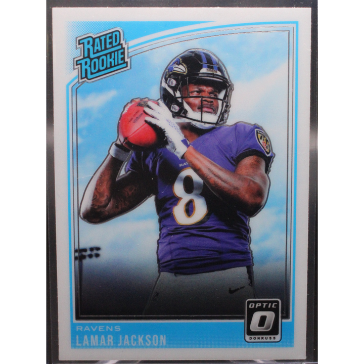 2018 Panini Donruss Optic Football - Lamar Jackson 167 - Rated Rookie