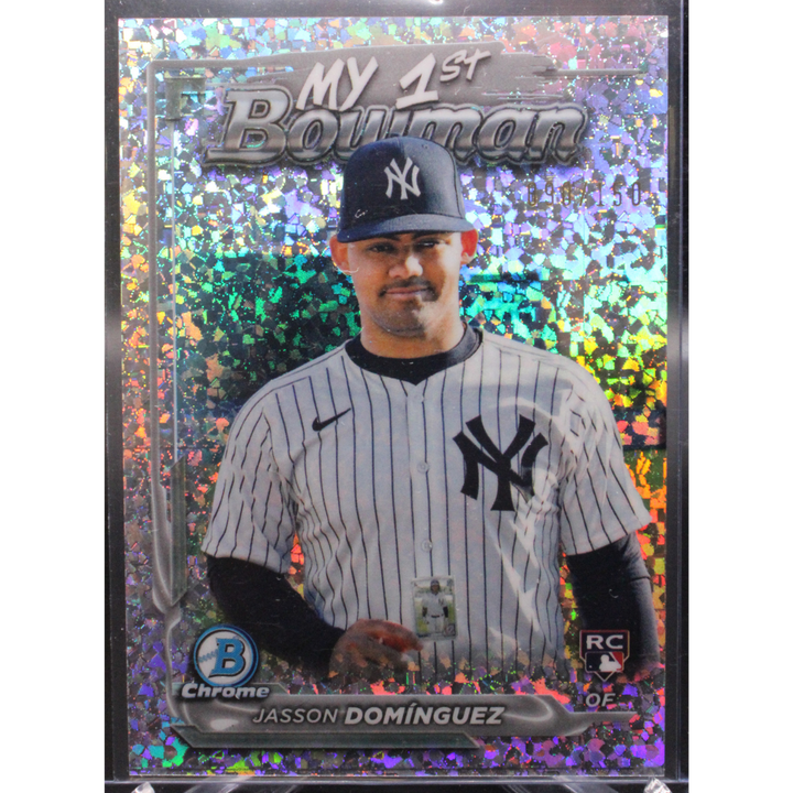 2024 Topps Bowman - Jasson Dominguez M1B-32 - My 1st Bowman Speckle /150