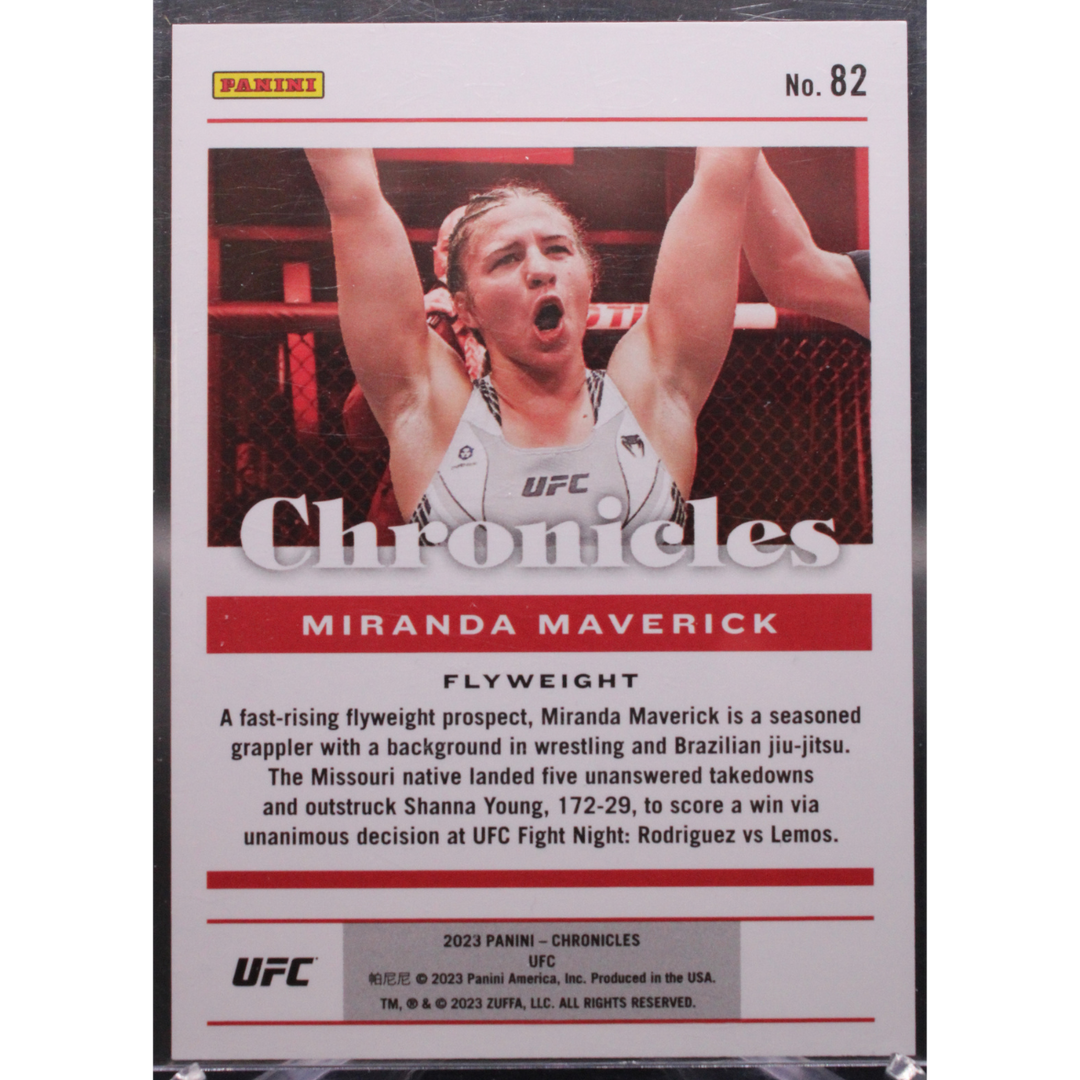 2023 Panini Chronicles UFC - Miranda Maverick 82 - Chronicles Holo /25