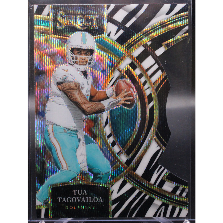 2023 Panini Select Football - Tua Tagovailoa 103 - Zebra Die Cut