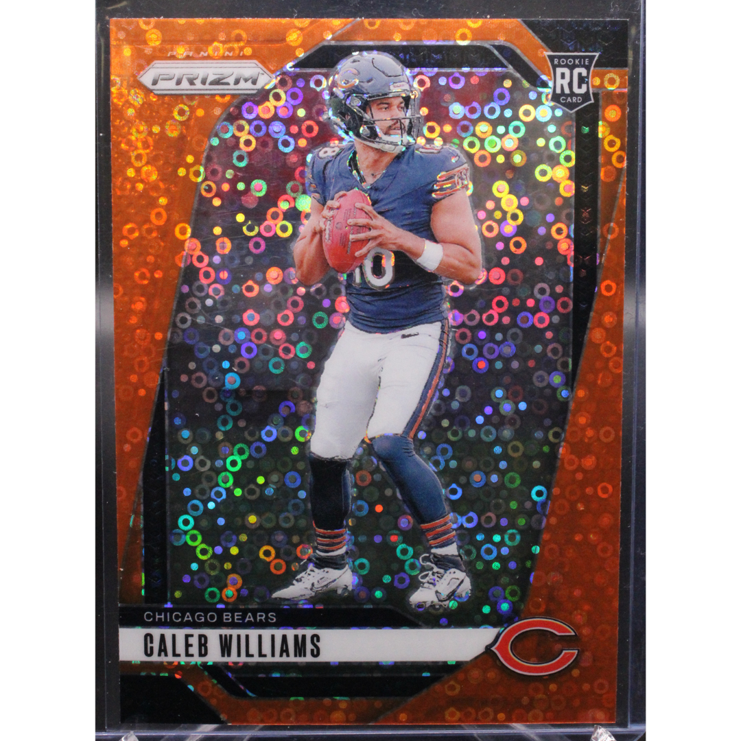 2024 Panini Prizm Football - Caleb Williams 301 - Orange Disco