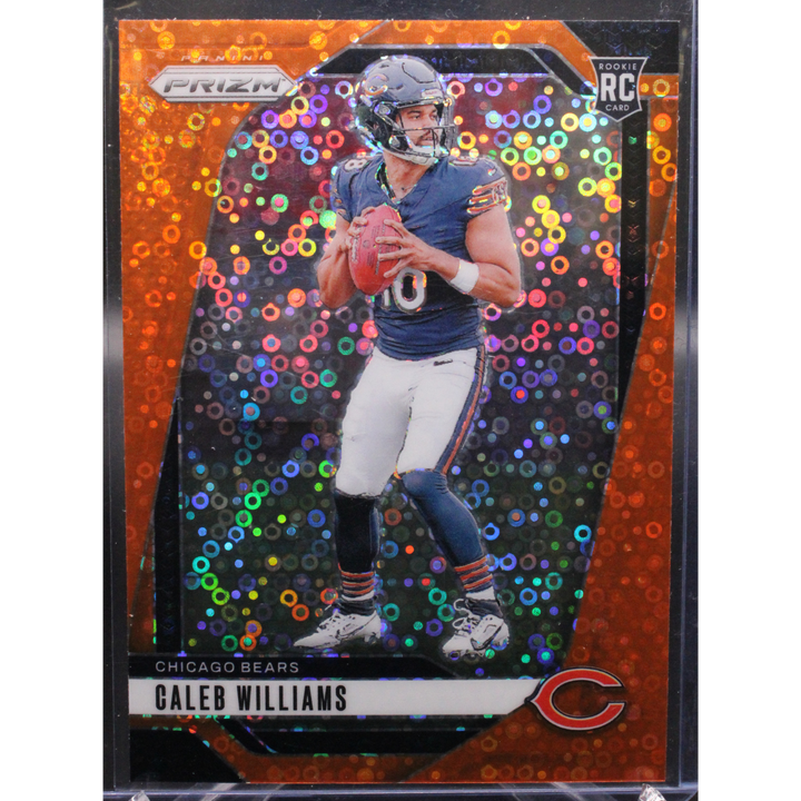 2024 Panini Prizm Football - Caleb Williams 301 - Orange Disco