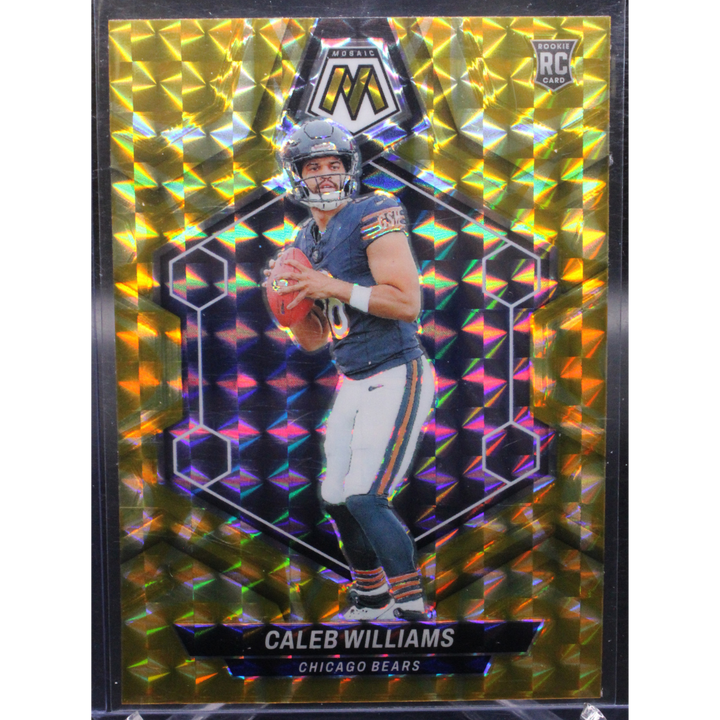 2024 Panini Mosaic Football - Caleb Williams 301 - Yellow Reactive