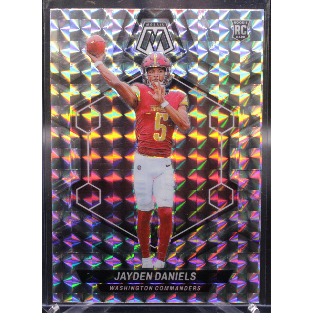 2024 Panini Mosaic Football - Jayden Daniels 302 - Silver Mosaic