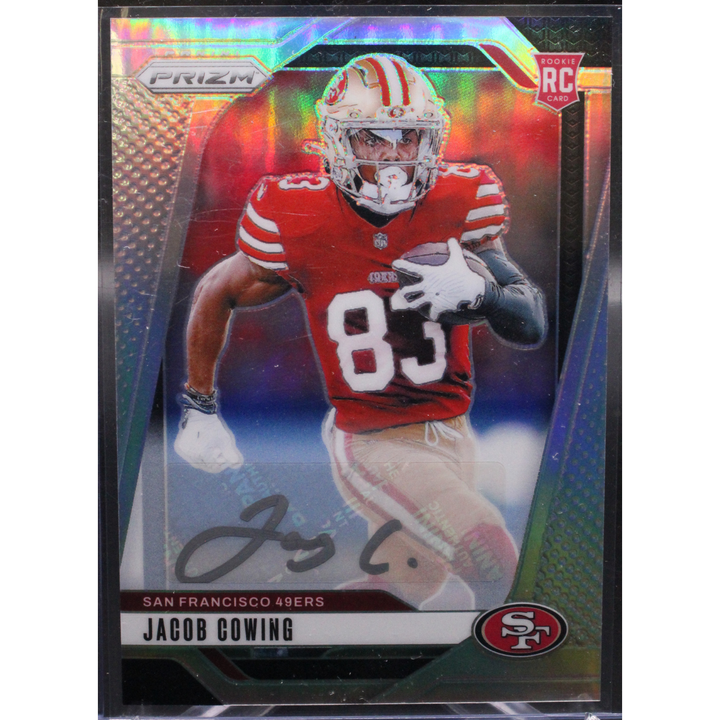 2024 Panini Prizm Football - Jacob Cowing 335 - Silver Auto