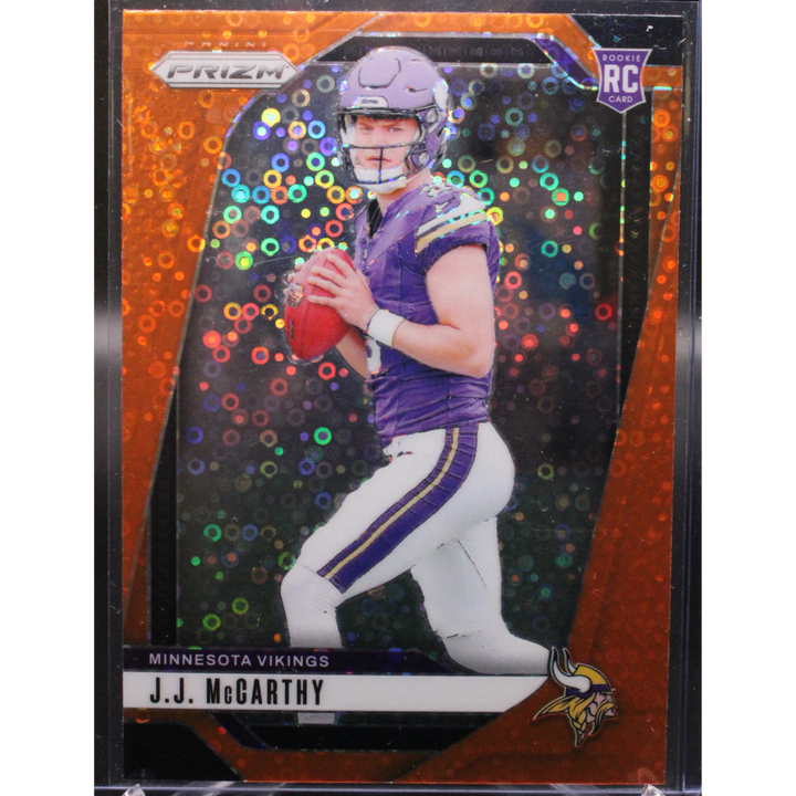 2024 Panini Prizm Football - J.J. Mccarthy 400 - Orange Disco