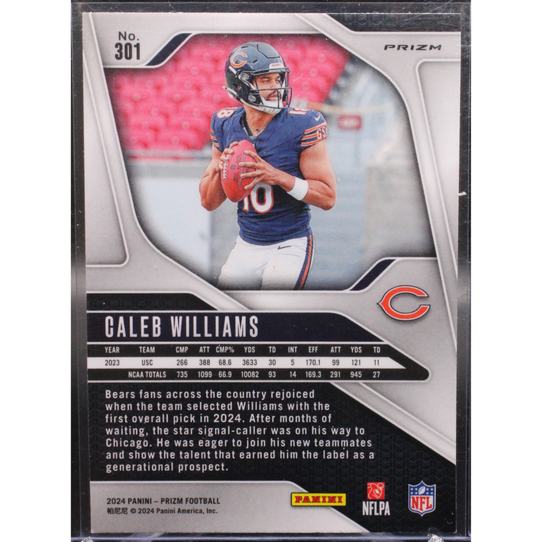 2024 Panini Prizm Football - Caleb Williams 301 - Green