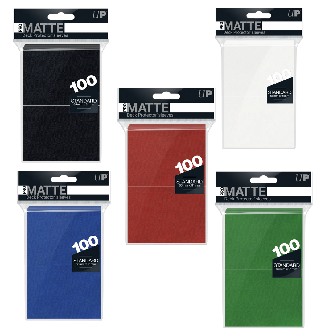 Ultra Pro Matte Blue Standard Deck Protector Sleeves (100) Ultra Pro Matte Blue Standard Deck Protector Sleeves (100)