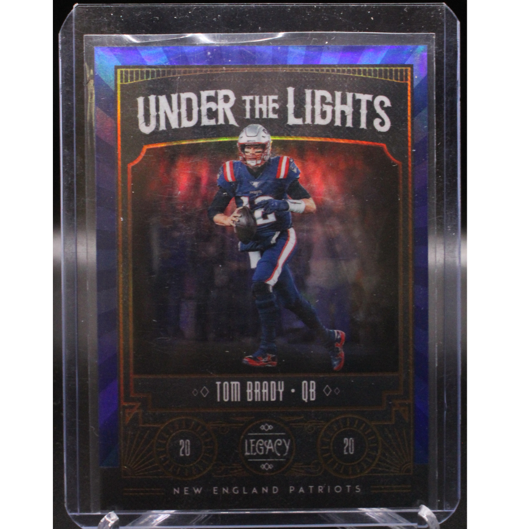 2020 Panini Legacy Football - Tom Brady UL-TB - Blue Under The Lights /35