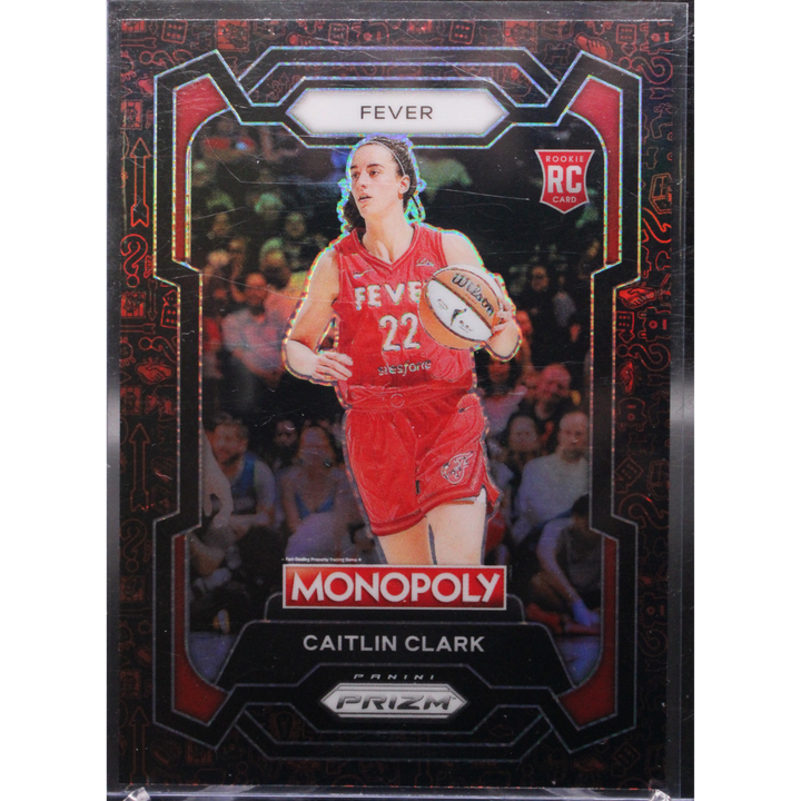 2024 Panini WNBA Prizm Monopoly - Caitlin Clark 65 - Red Black Icons