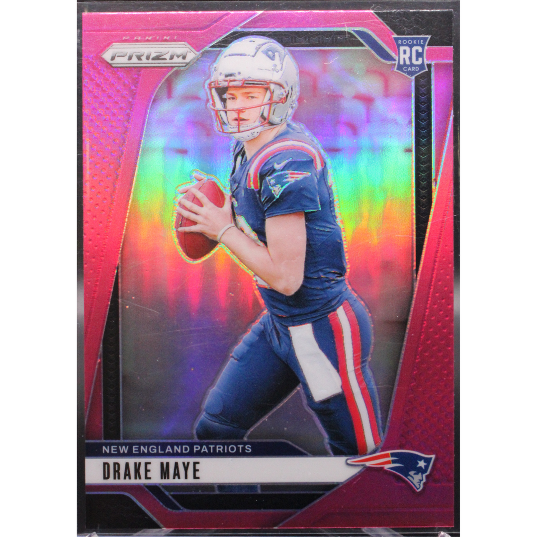 2024 Panini Prizm Football - Drake Maye 329 - Pink Prizm