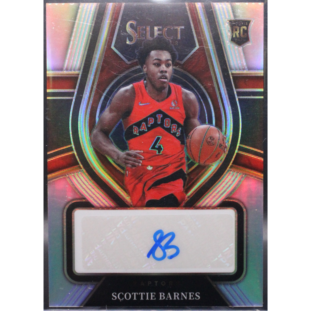 2021 Panini Select Basketball - Scottie Barnes RS-SBN - Silver Auto