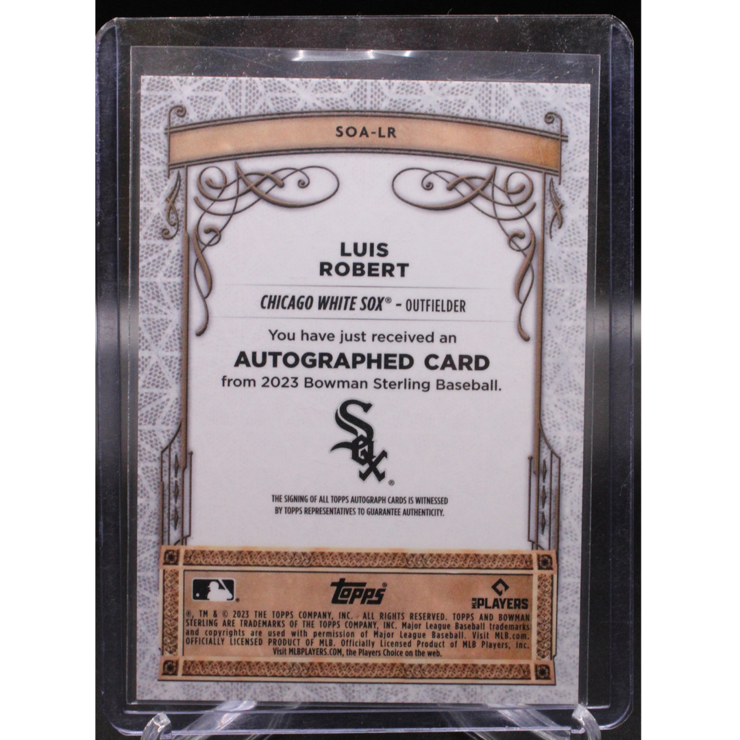 2023 Topps Bowman Sterling - Luis Robert SOA-LR - Chrome Auto /99