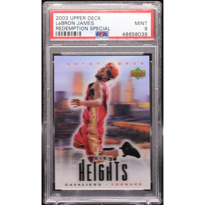 2003 Upper Deck - Lebron James - Redemption Special City Heights - PSA 9