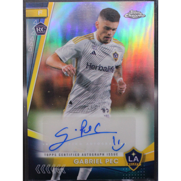 2024 Topps Chrome MLS Soccer  - Gabriel Pec CA-GP - Chrome Auto