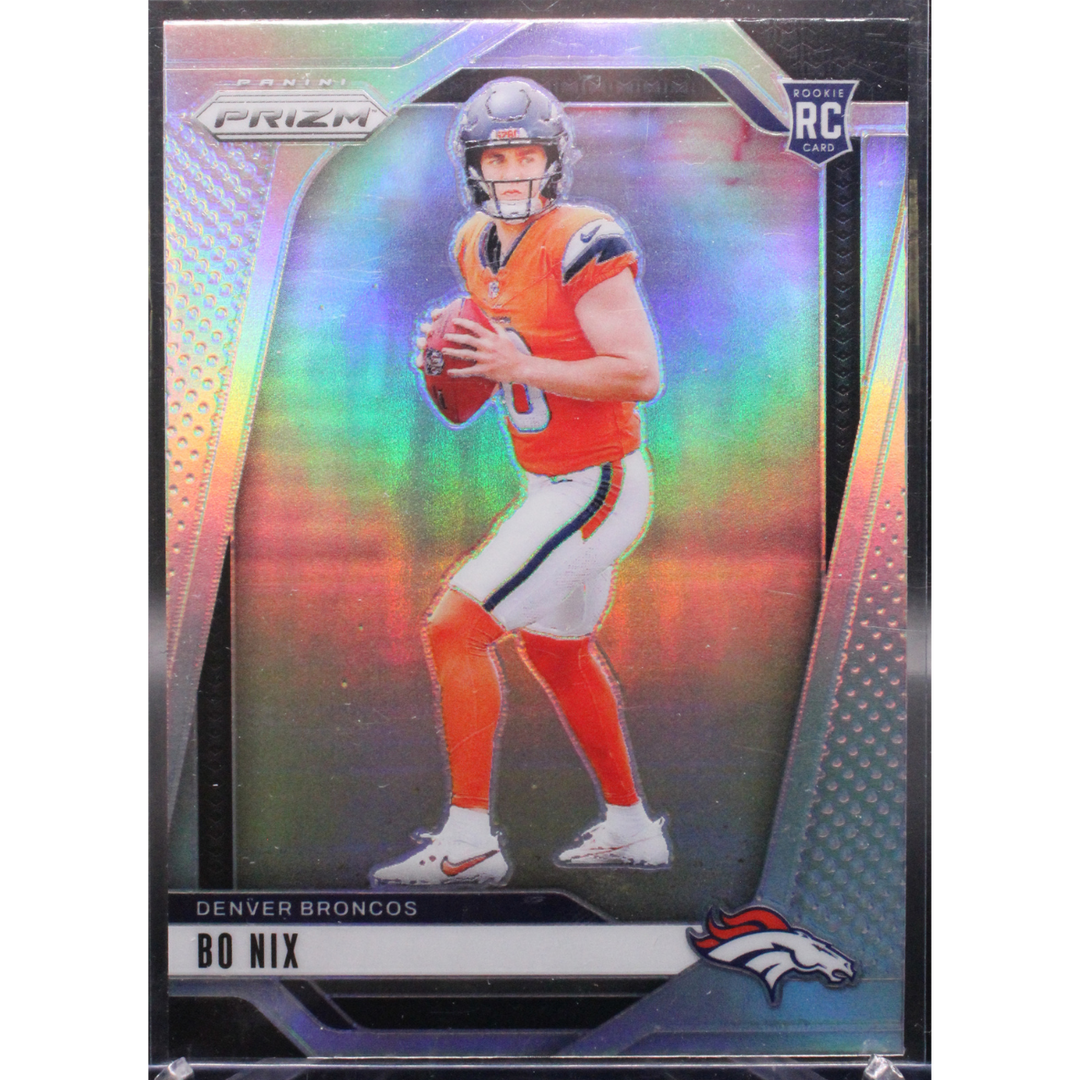 2024 Panini Prizm Football - Bo Nix 308 - Silver