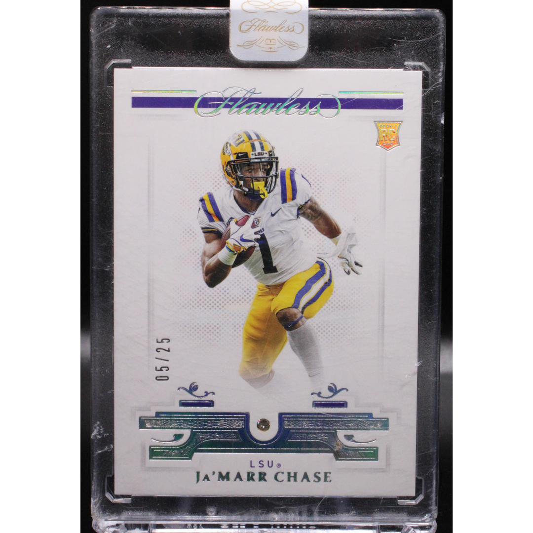 2021 Panini Flawless Collegiate - Ja'Marr Chase 124 - Flawless Diamond