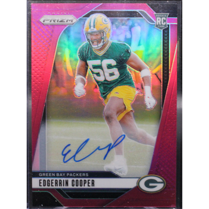 2024 Panini Prizm Draft Picks - Edgerrin Cooper 331 - Pink Auto