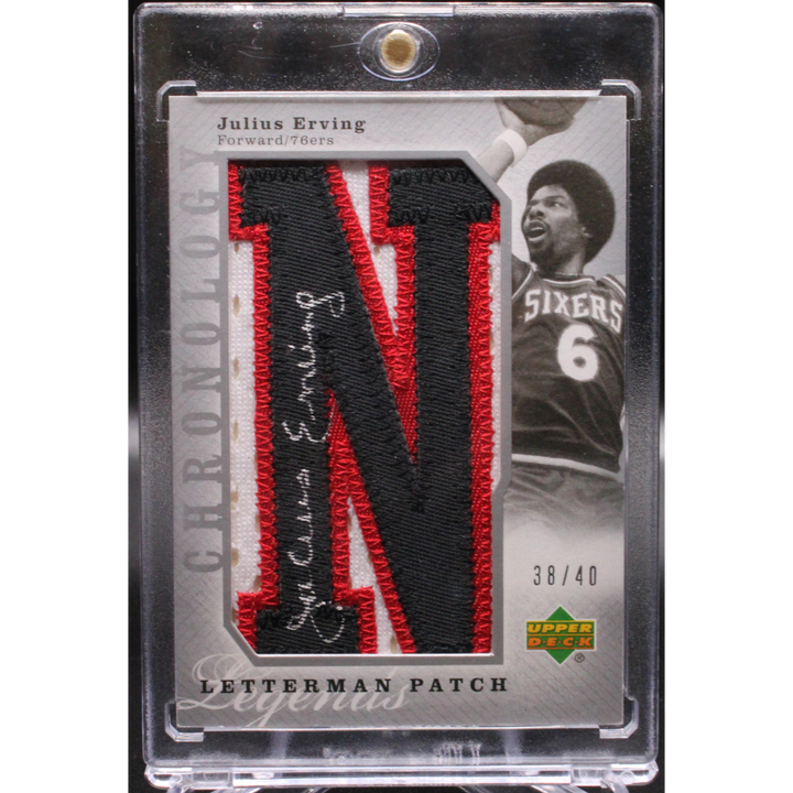 2006 Upper Deck - Julius Erving 187 - Letterman Patch Auto