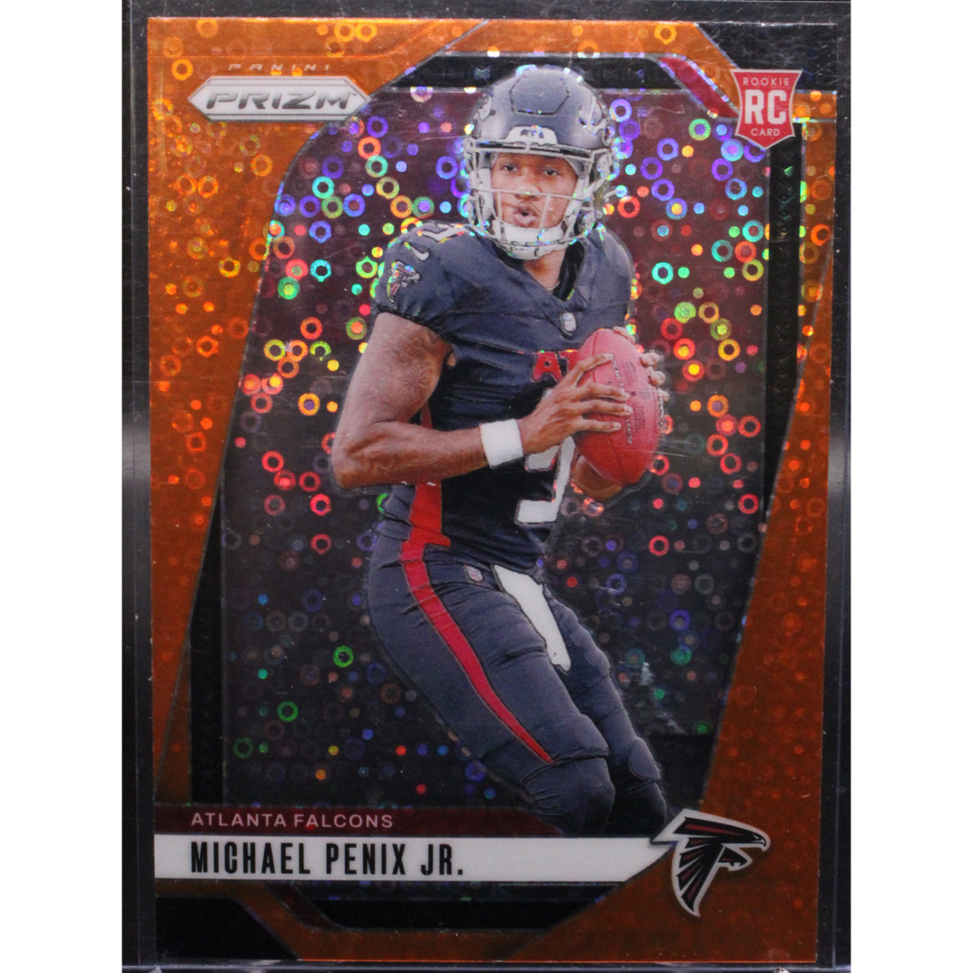 2024 Panini Prizm Football - Michael Penix JR. 378 - Orange Disco