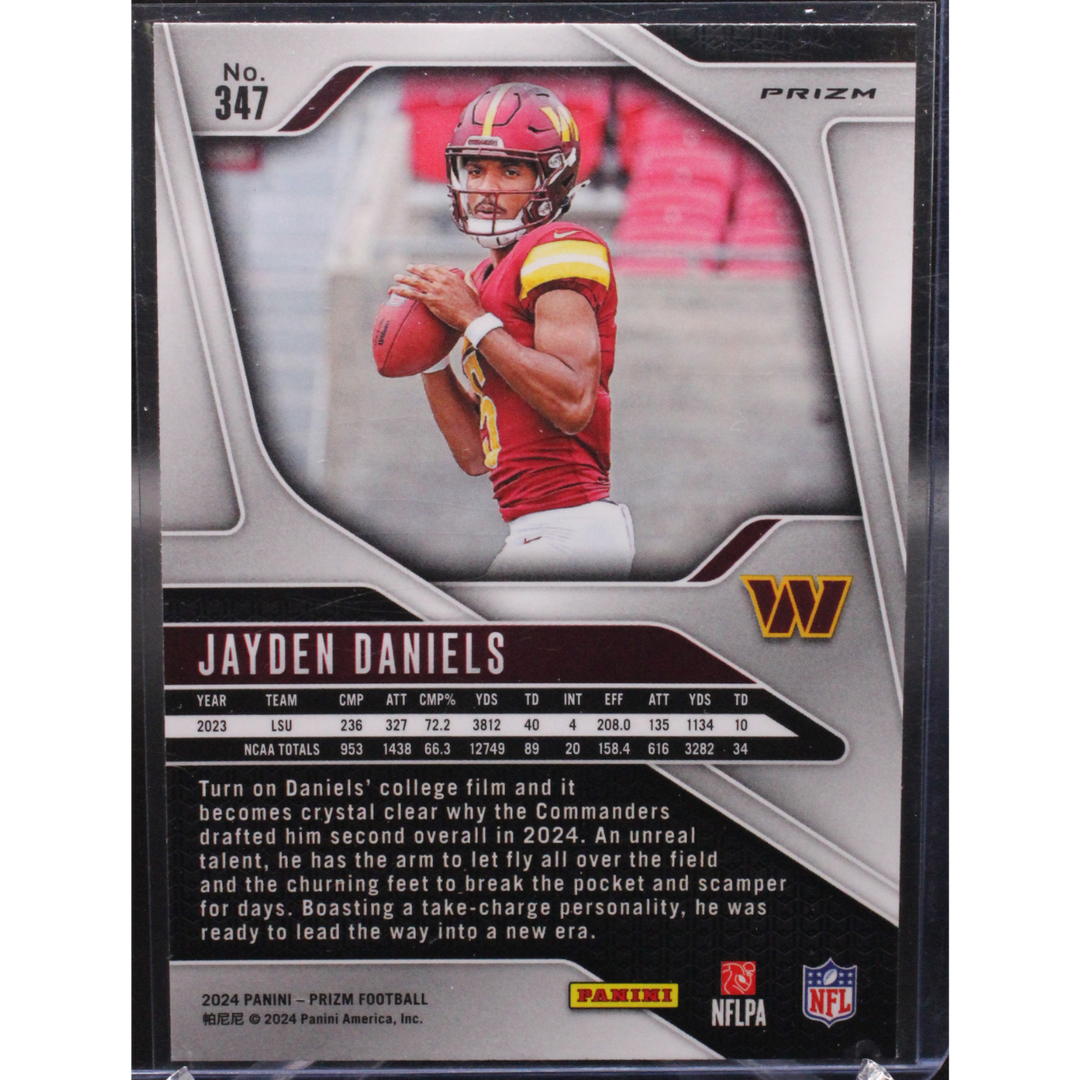 2024 Panini Prizm Football - Jayden Daniels 347 - Silver