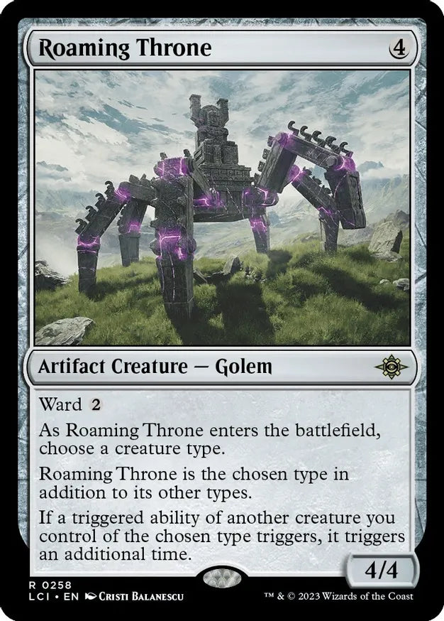 Roaming Throne - The Lost Caverns of Ixalan (LCI) (Condition: Near Mint)