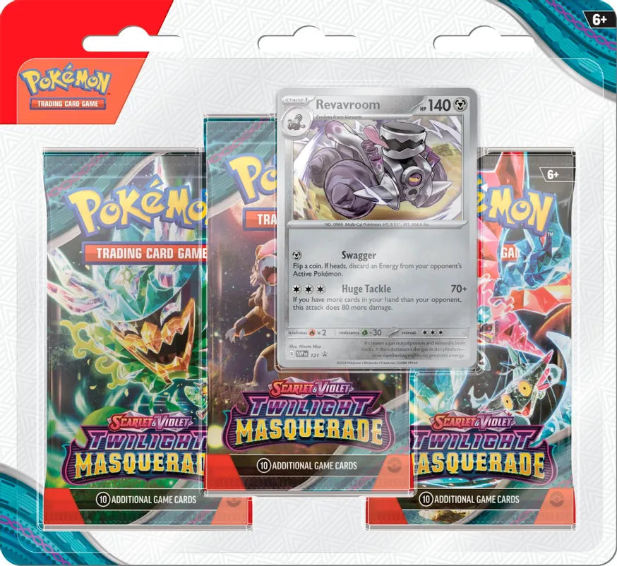 Scarlet & Violet - Twilight Masquerade 3 Pack Blister